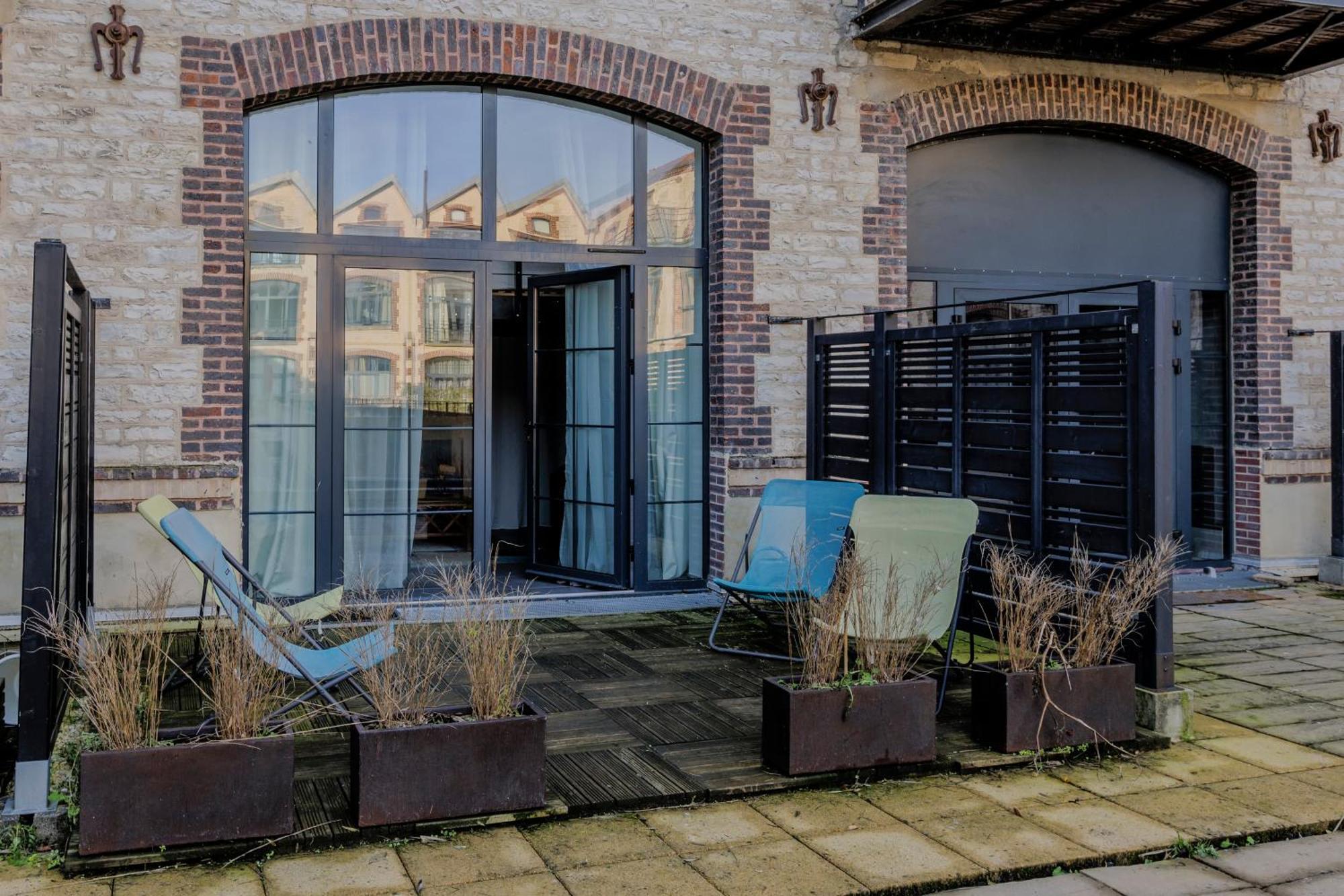 Manhattan Loft - Centre - 5 Mn A Pied Gare - Parking Prive - Patio Труа Экстерьер фото